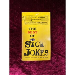 Vintage Paperback Book - The Best of Sick Jokes - Max Rezwin - Pocket Books 1967